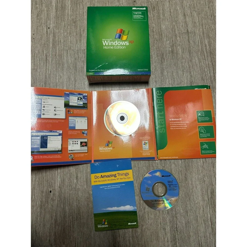Microsoft Windows XP Home Edition Upgrade 2002 With Product Key Code
